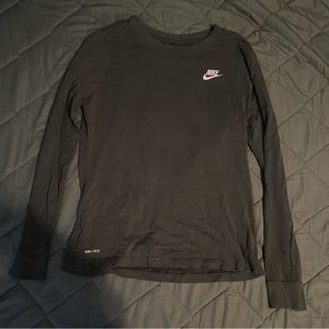 Gray Nike shirt